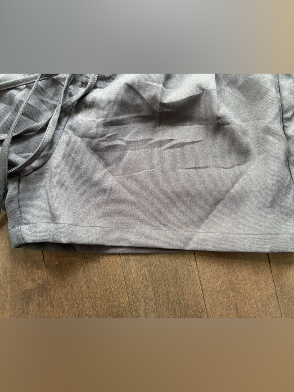 NWT Halara Gray High Waisted Tailored Dress Shorts XS Pockets Casual - Picture 6 of 6